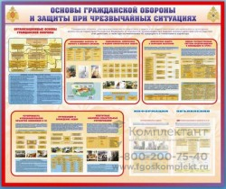 Стенд "Основы гражданской обороны