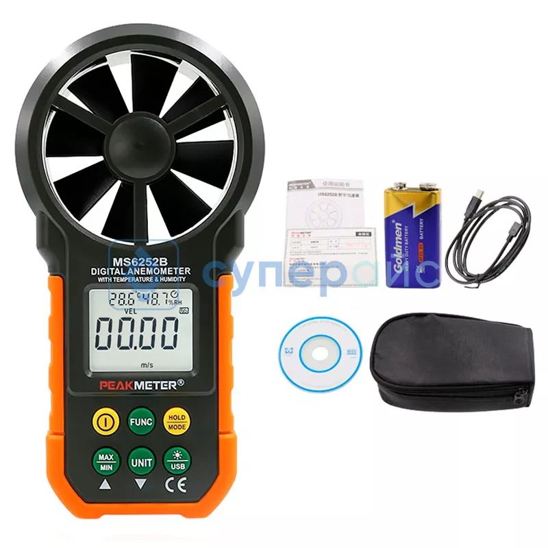 Анемометр Peakmeter 6252B