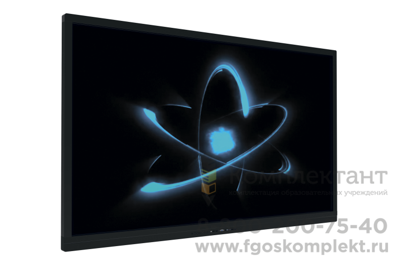 Интерактивная панель 65" с 3D программным обеспечением для школьных учреждений:  3D лабораторный практикум
