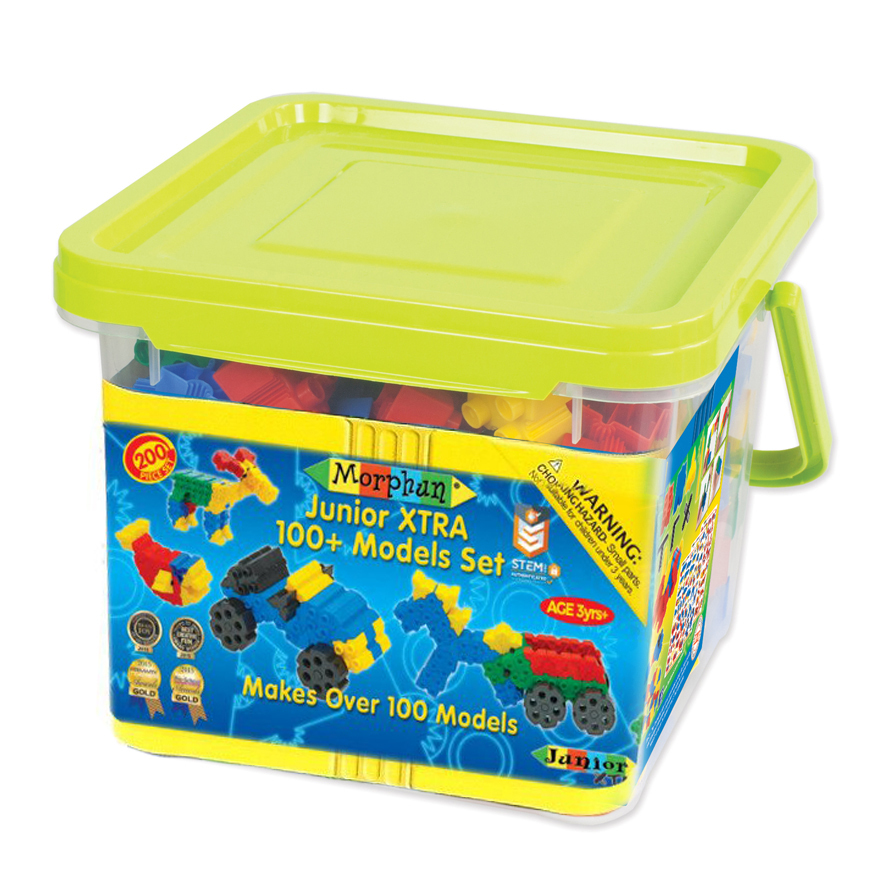 Конструктор Morphun Junior (Юниор)  Xtra (Экстра)  «ПРОектирование», 200 деталей