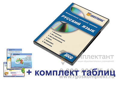 Интерактивный наглядный комплекс для начальной школы "Русский язык