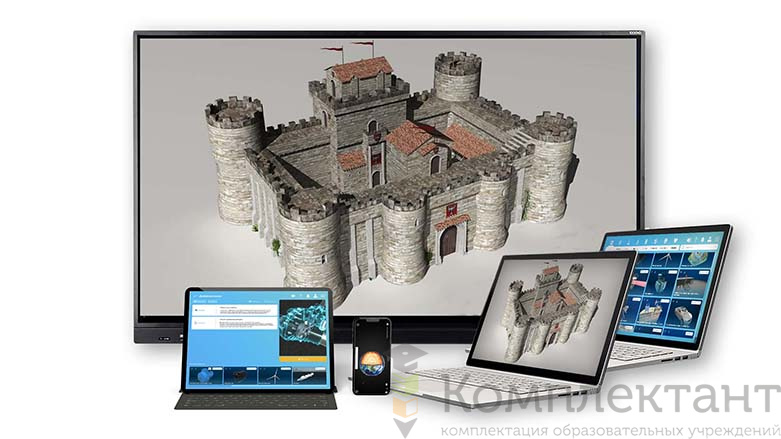 Интерактивное наглядное 3D пособие «Познание: Средние века»