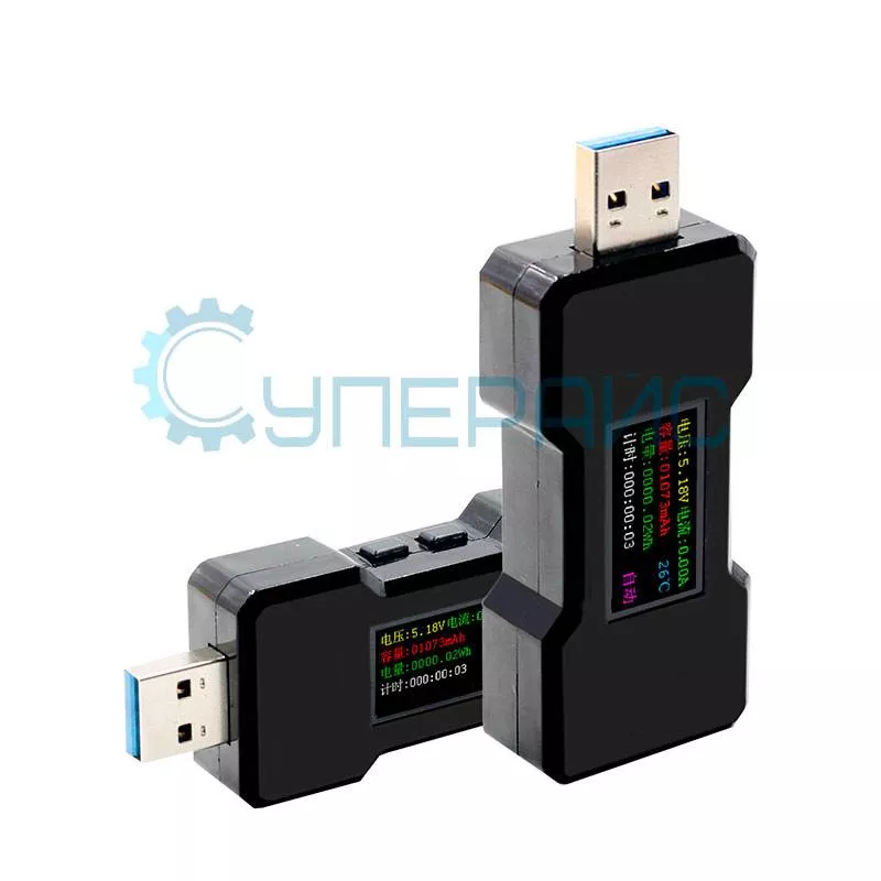 USB тестер измерения емкости аккумуляторов FNIRSI FNB18