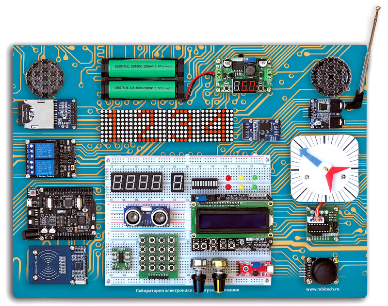 Лаборатория электроники и программирования. 77 ПРОЕКТОВ ДЛЯ ARDUINO. Образовательный конструктор с методическим пособием. Инноватор  