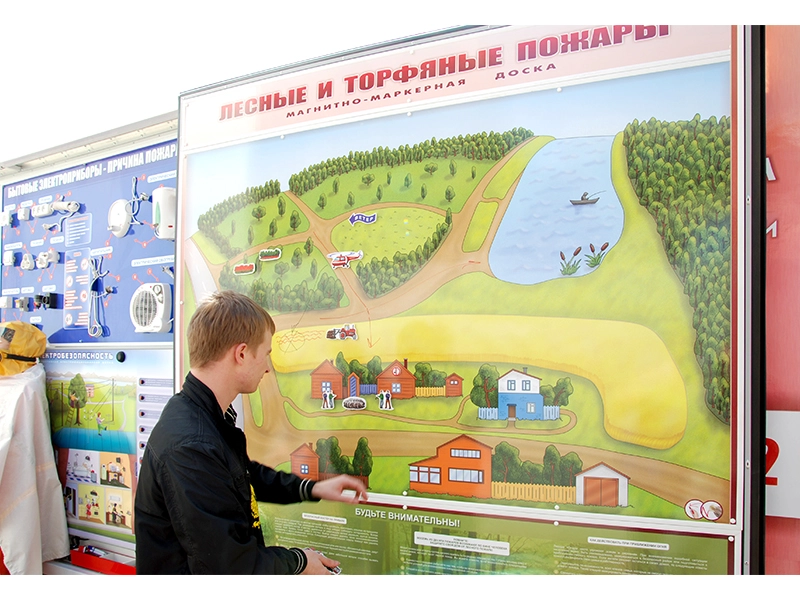 Мобильный учебно-тренировочный комплекс "Жар-Птица ГН-01" (для обучения гражданского населения и курсантов специализированных учебных заведений основам пожарной безопасности)