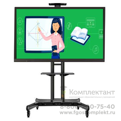 Интерактивный программно-аппаратный комплекс мобильный 65"