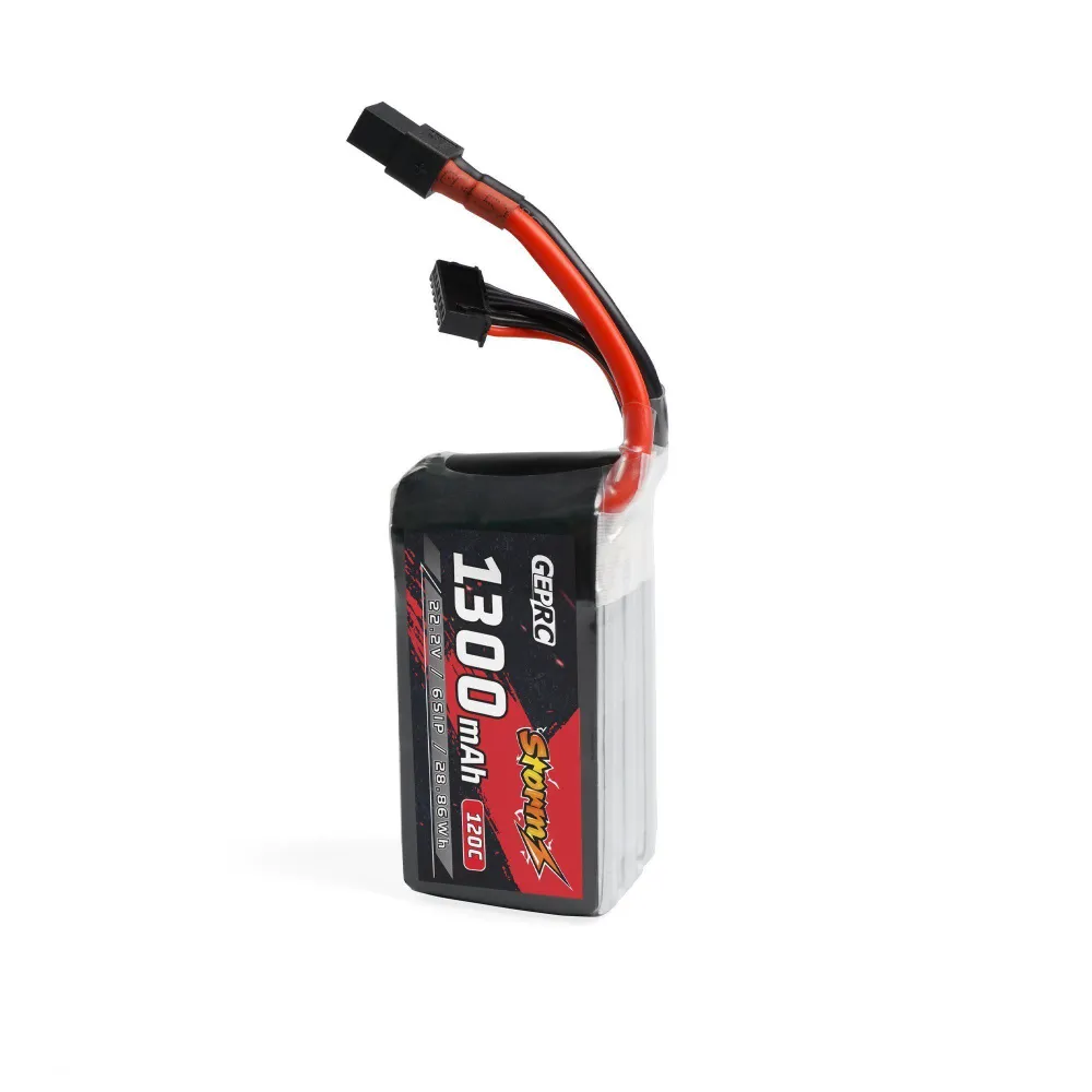 Аккумулятор GEPRC Storm (Шторм)  6S 1300mAh 120C Lipo (Липо) 