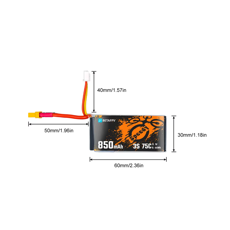 Аккумуляторы BETAFPV 850mAh 3S