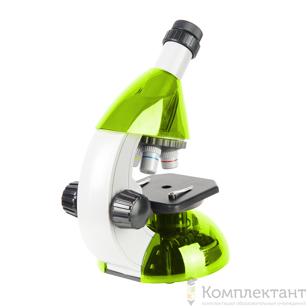 Микроскоп Микромед Атом 40x-640x (лайм)