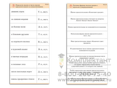 Комплект карточек (10) Имя прилагательное