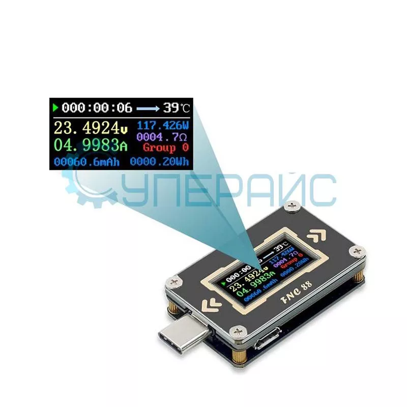 USB измеритель напряжения FNIRSI FNC88