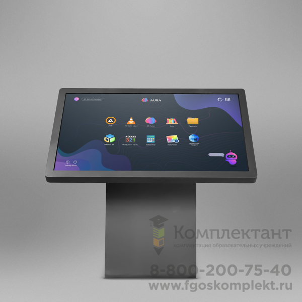 Интерактивный cенсорный стол Huragan (Хураган)  Premium (Премиум)  50' (регулировка угла наклона)