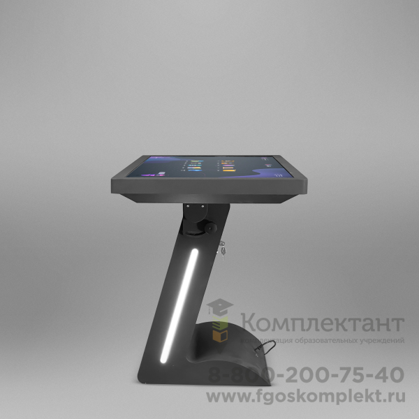 Интерактивный cенсорный стол Huragan (Хураган)  Premium (Премиум)  50' (регулировка угла наклона)
