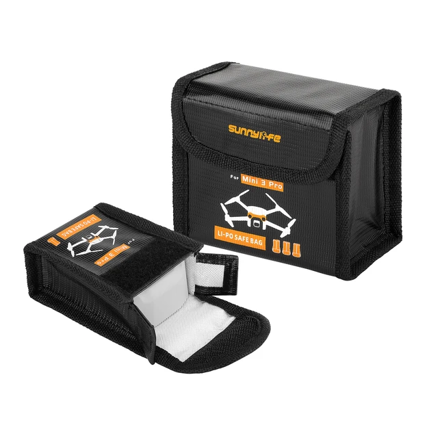 Огнеупорный чехол для аккумулятора DJI Mini (Мини)  3 / Mini (Мини)  3 Pro (Про) 