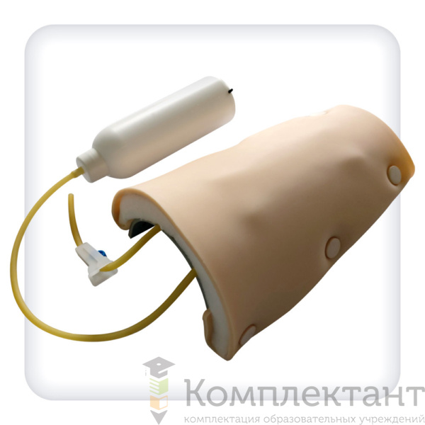 Тренажер-накладка для отработки навыков внутривенных инъекций