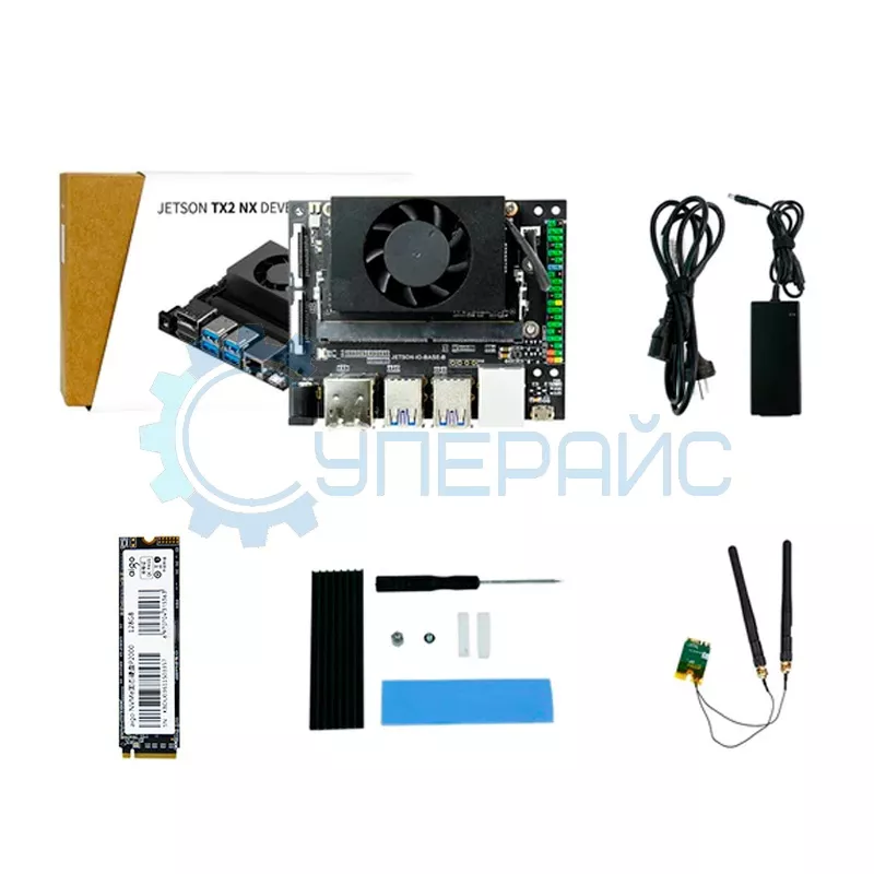 Комплект для разработки Jetson (Джетсон)  TX2 NX Developer Kit (Набор для разработчика)  с SSD 128Gb