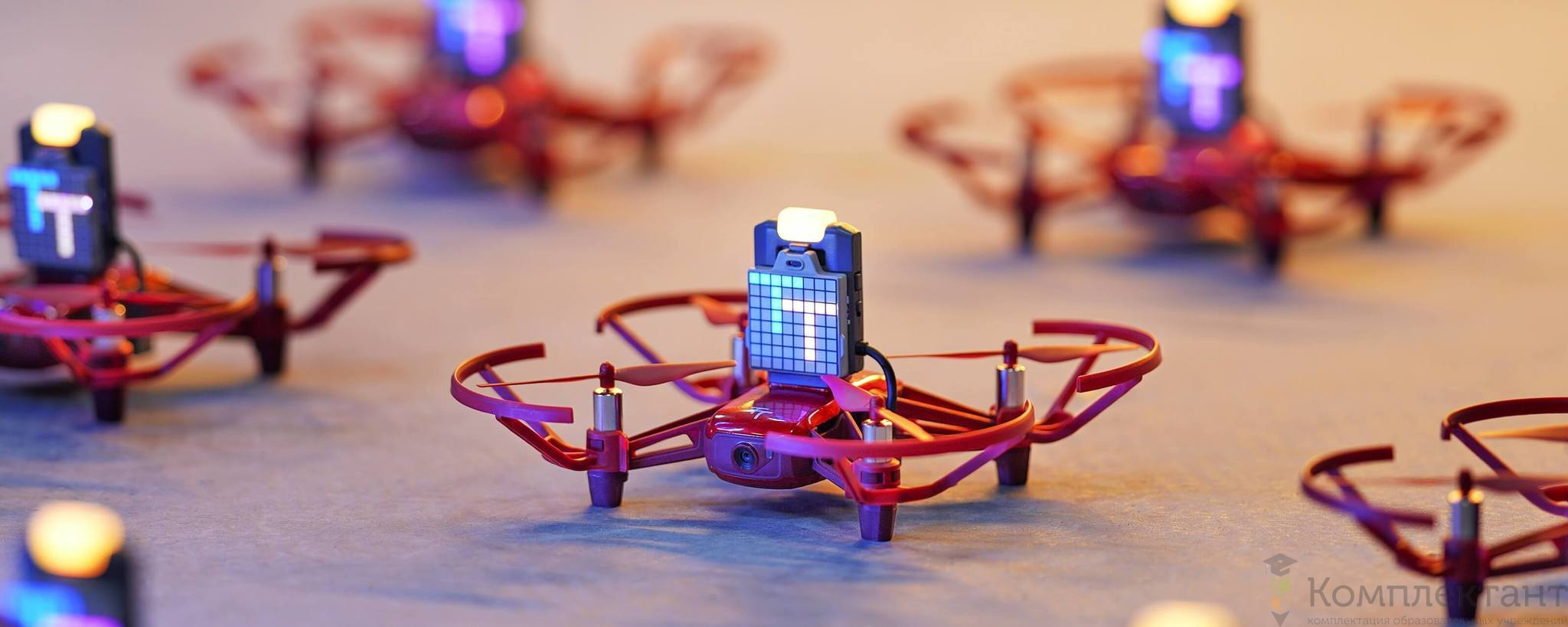 Стартовый комплект квадрокоптеров DJI Robomaster (Робомастер)  TT на 10 учеников